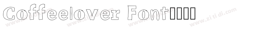 Coffeelover Font字体转换